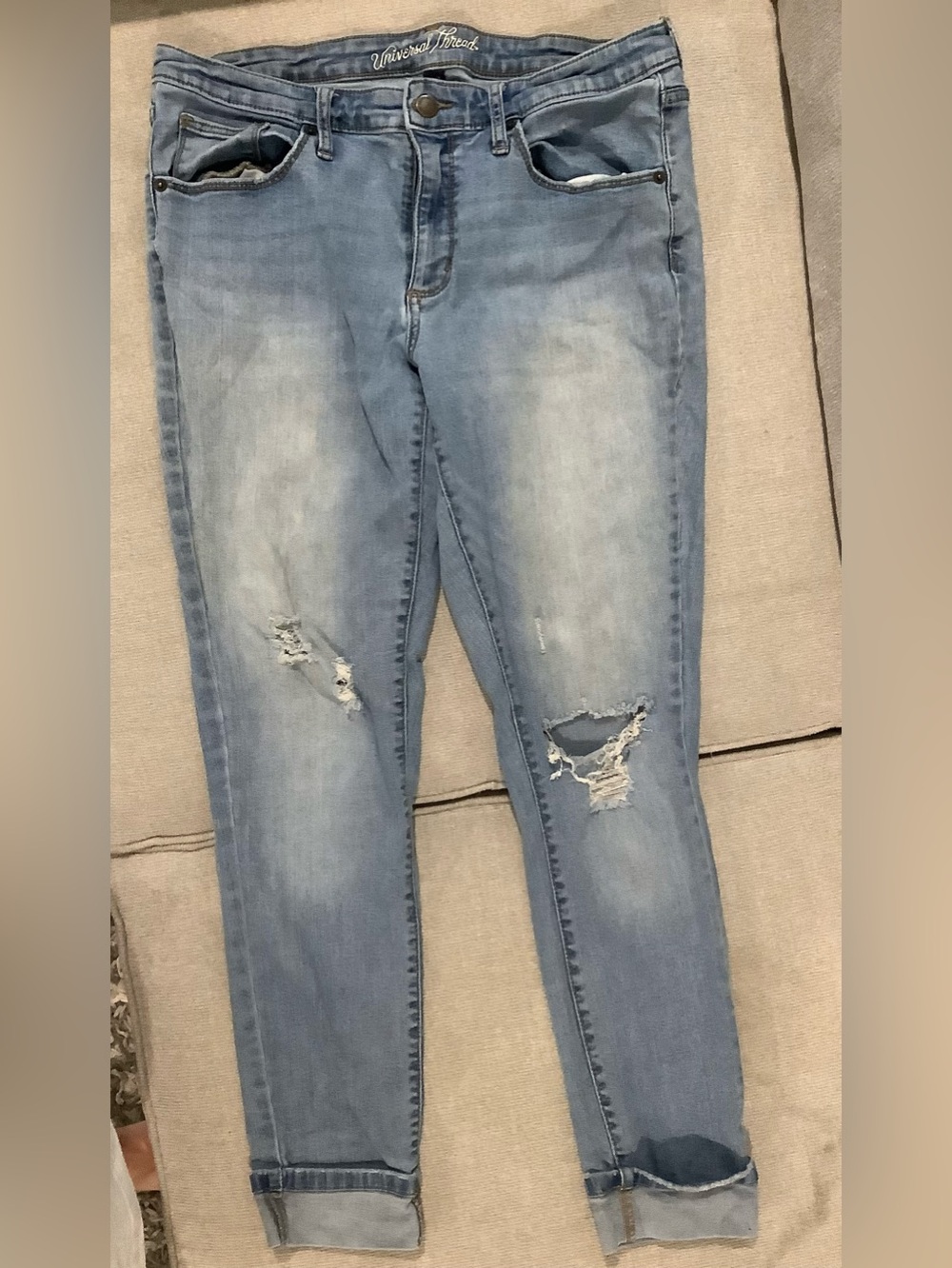 Universal Thread Light Blue Skinny Jeans - Picture 2 of 4